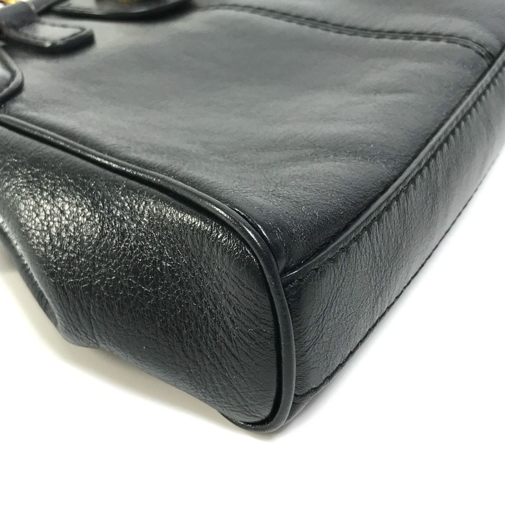 GUCCI Black GG Marmont Shoulder Bag - Picture 9 of 16